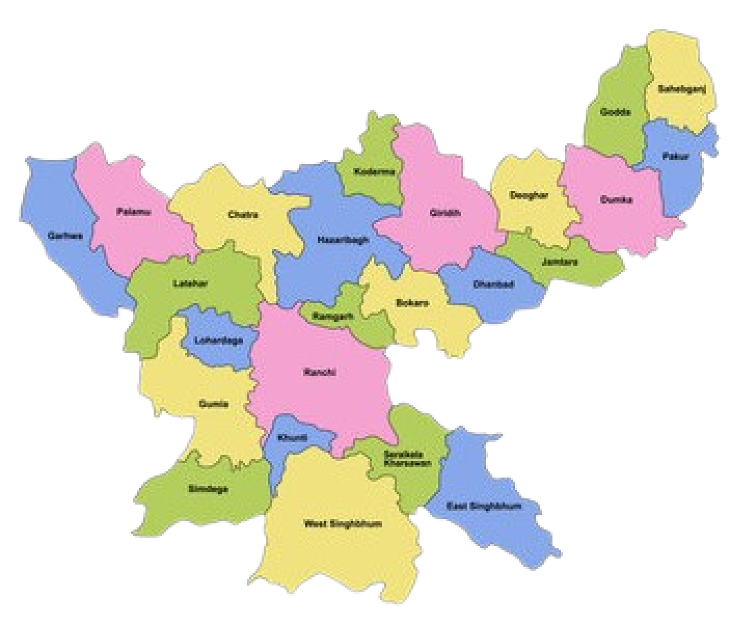 Jharkhand Map
